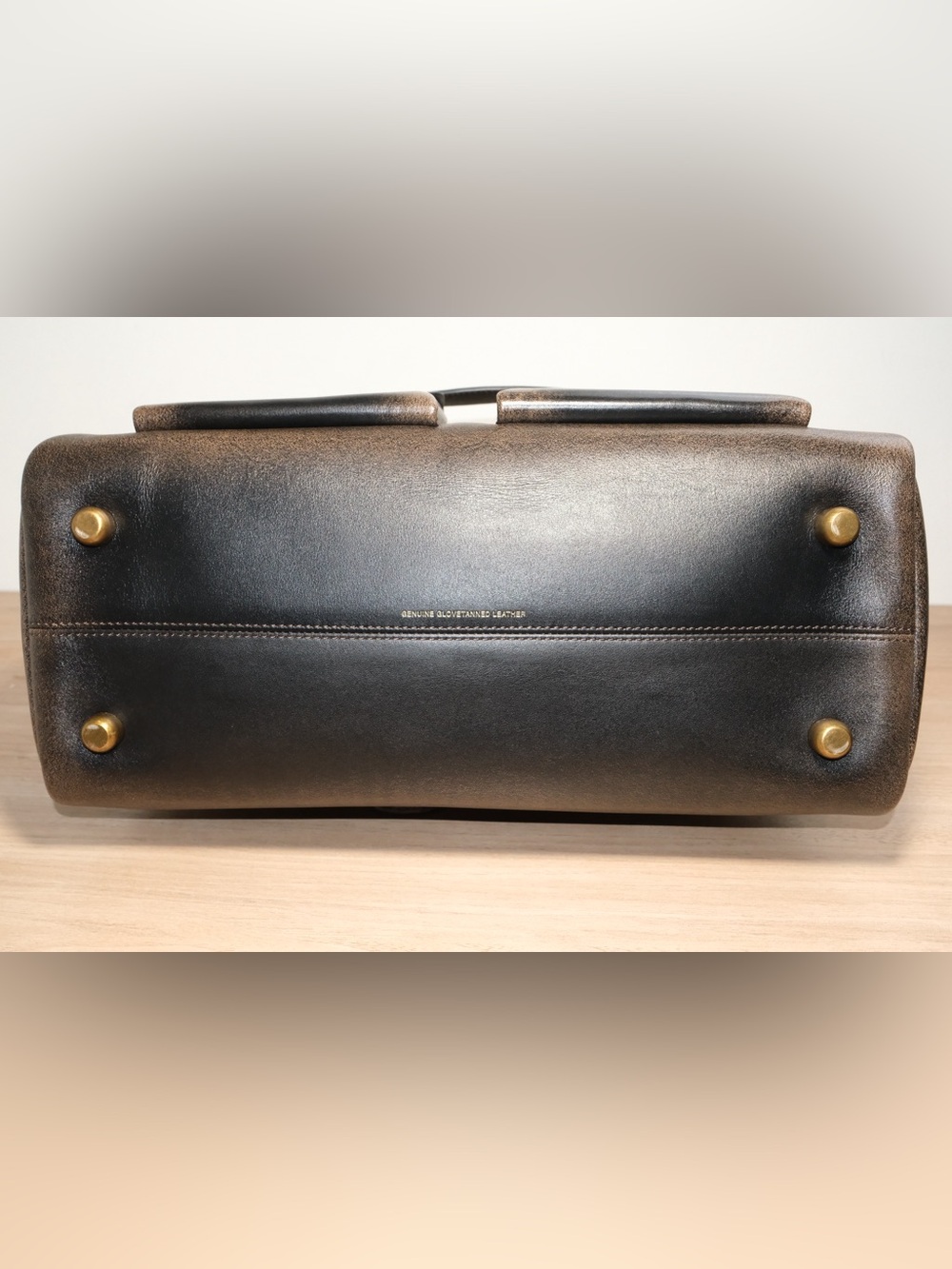 Coach Twin Turnlock Bag In Loved Leather - Picture 9 of 15